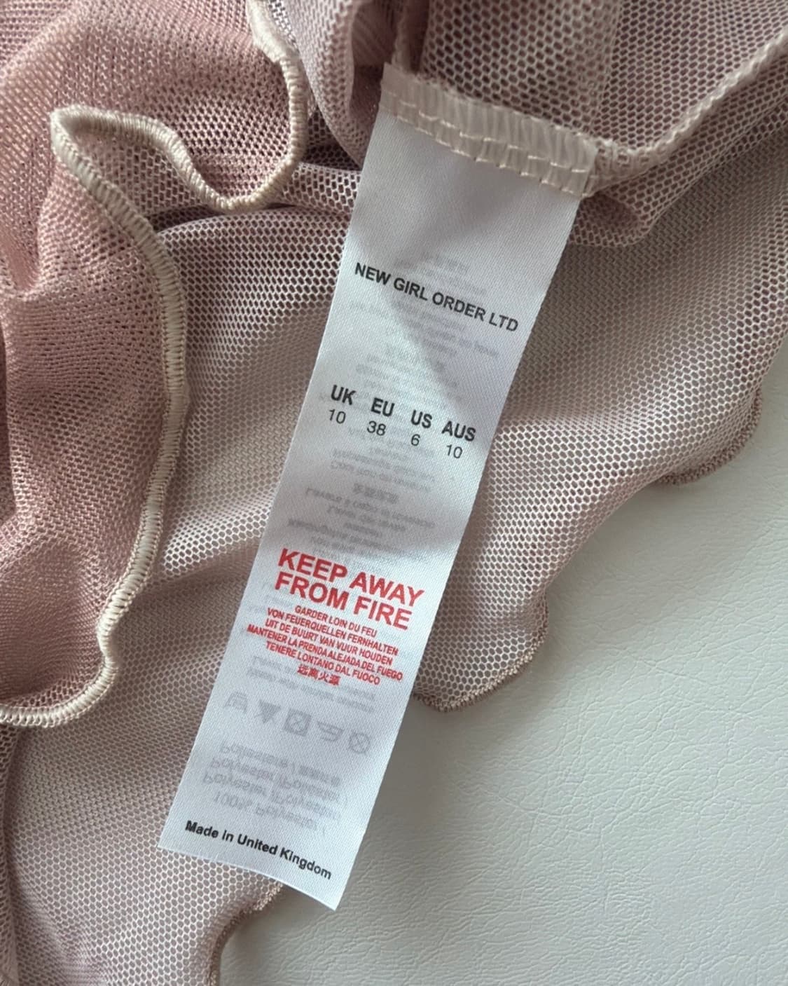 NEW girl ORDER 타투 시스루 티 / 메쉬 탑 상품이미지4