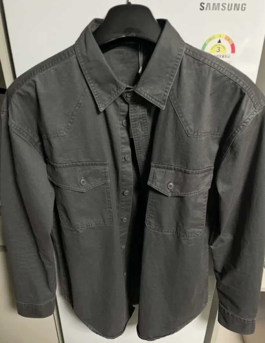 빅유니온 다잉 웨스턴 셔츠 그레이 s 상품이미지2