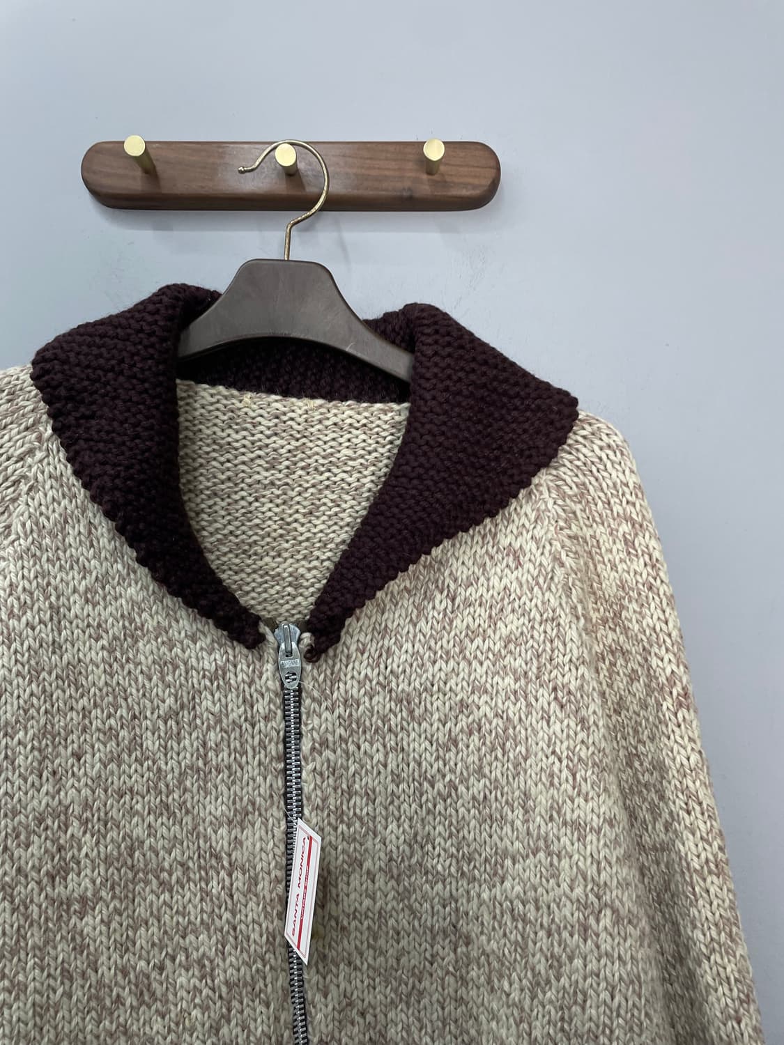 빈티지 니트 집업 자켓 H1900 상품이미지3