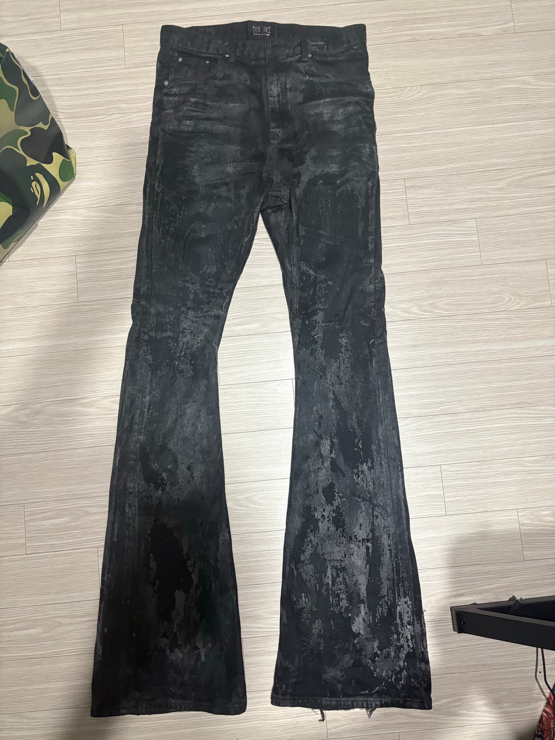 Emostanceclub 펜타그램 코티드 플레어진 상품이미지2