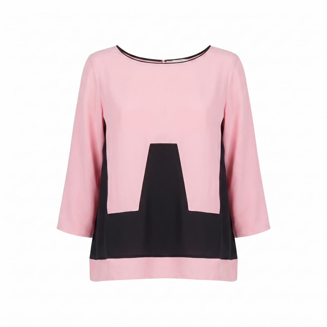 [Archive] PRADA Color-block Silk Blouse 상품이미지1