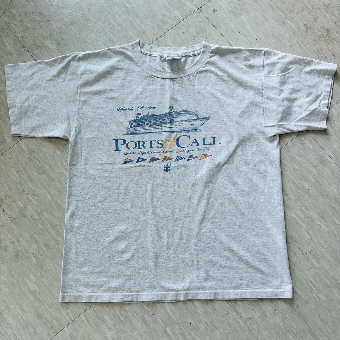 90s MADE IN USA 빈티지 포트 오브 콜 크루즈 티셔츠 상품이미지2