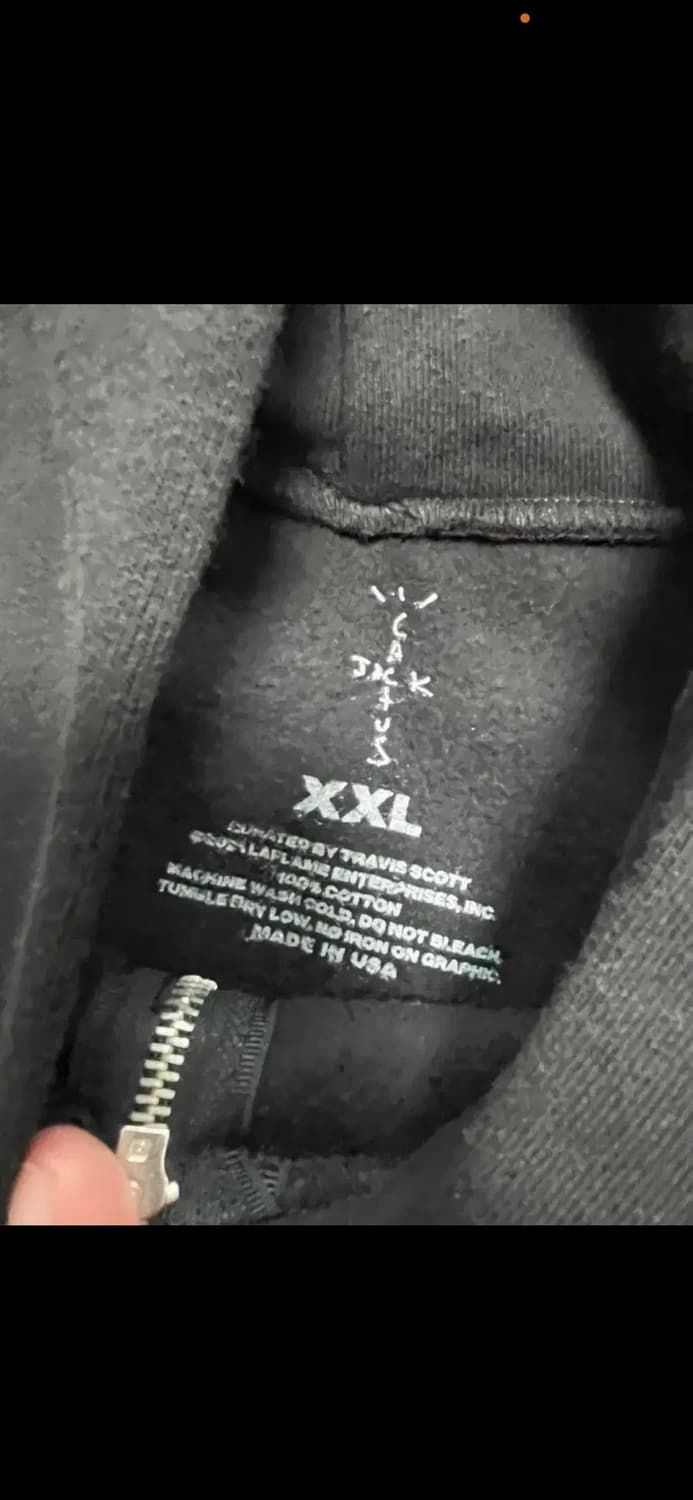 (XXL,2XL) 트래비스 스캇 캑터스 잭 프라그먼트 후드 집업 상품이미지3