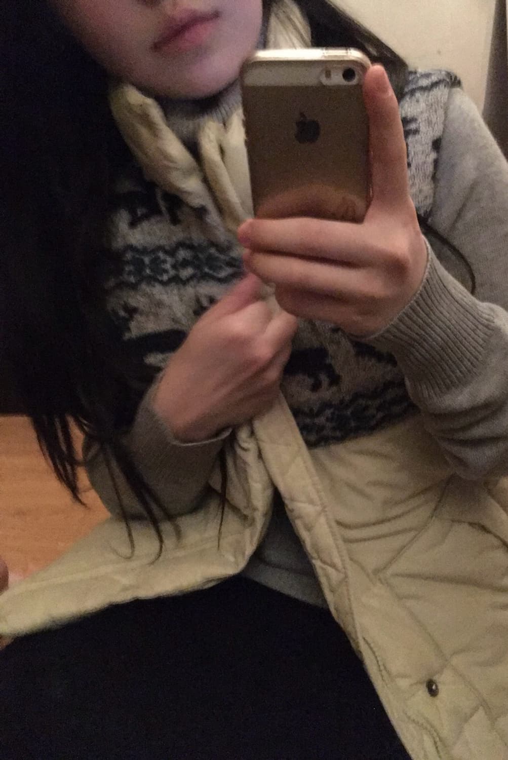 빈티지 모리 노르딕 패딩조끼 상품이미지1