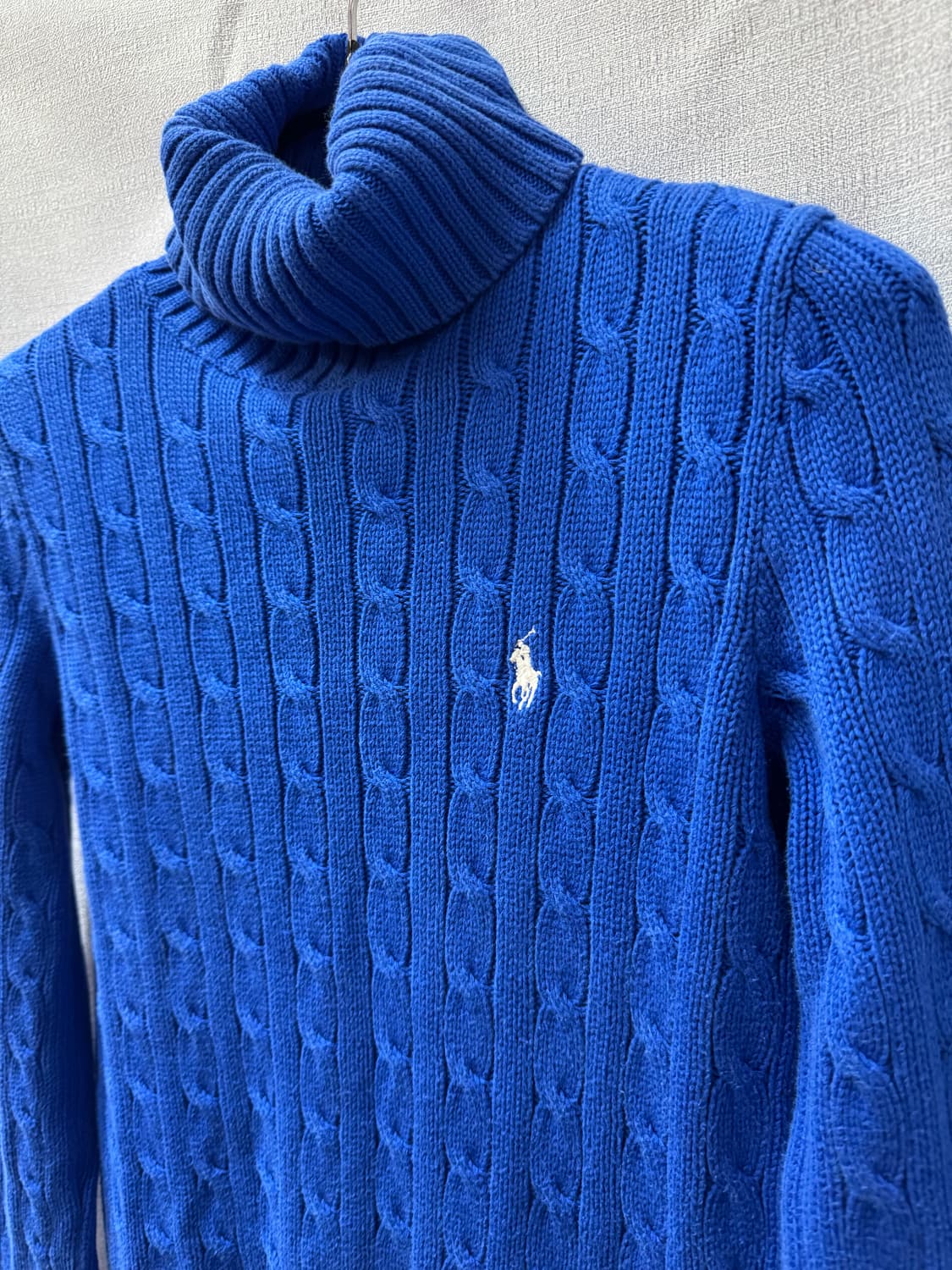 폴로랄프로렌 로고 꽈배기 터들넥 니트 S(XS~S) 상품이미지2