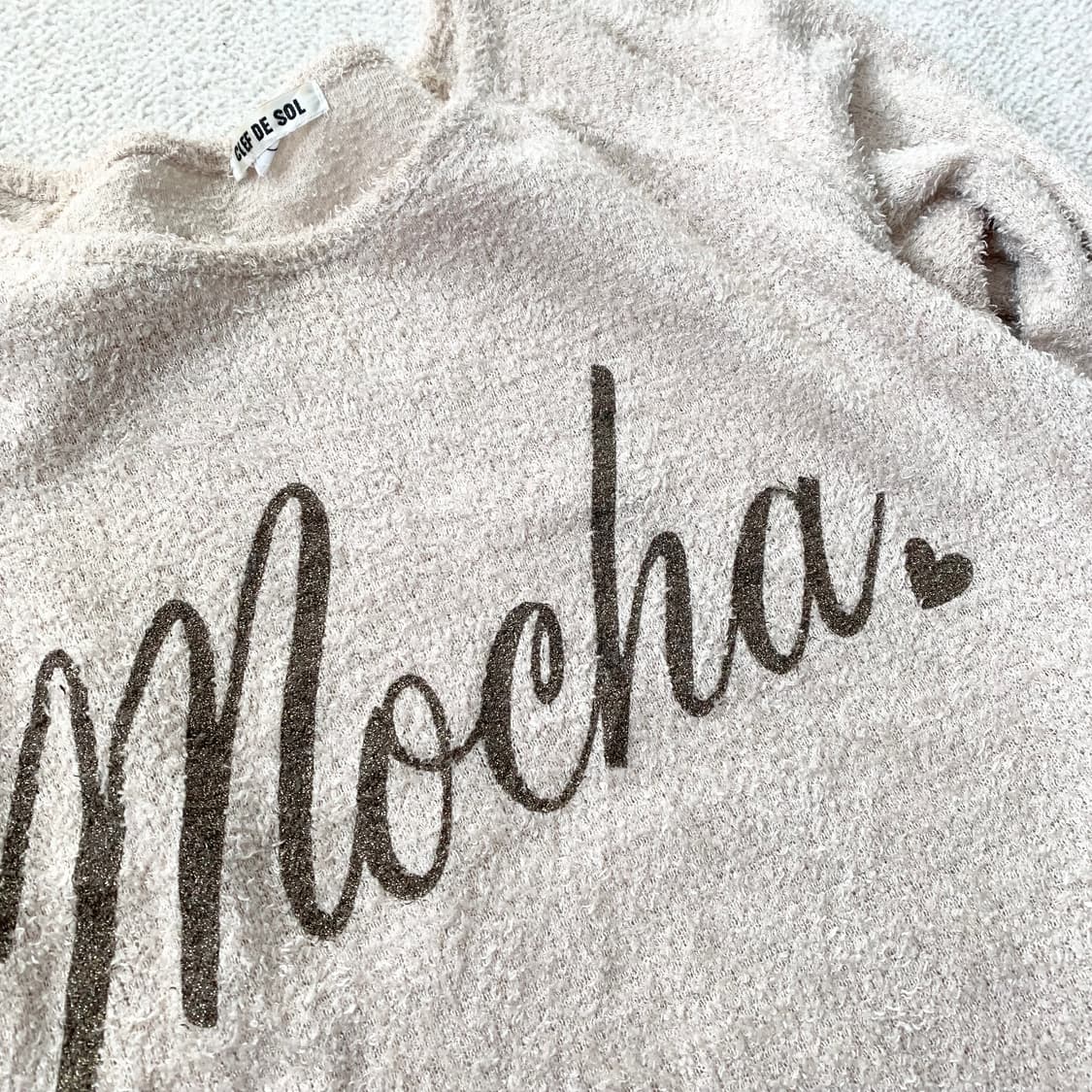 Mocha ♥ 모카 뮤트브라운 부클 니트 상품이미지2