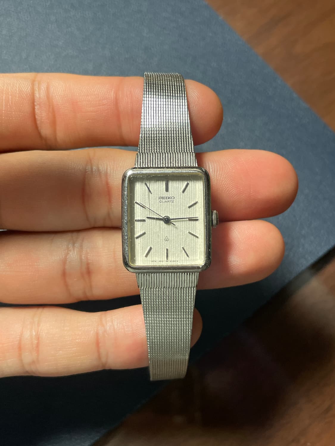 빈티지 세이코 쿼츠 메탈 시계 상품이미지6