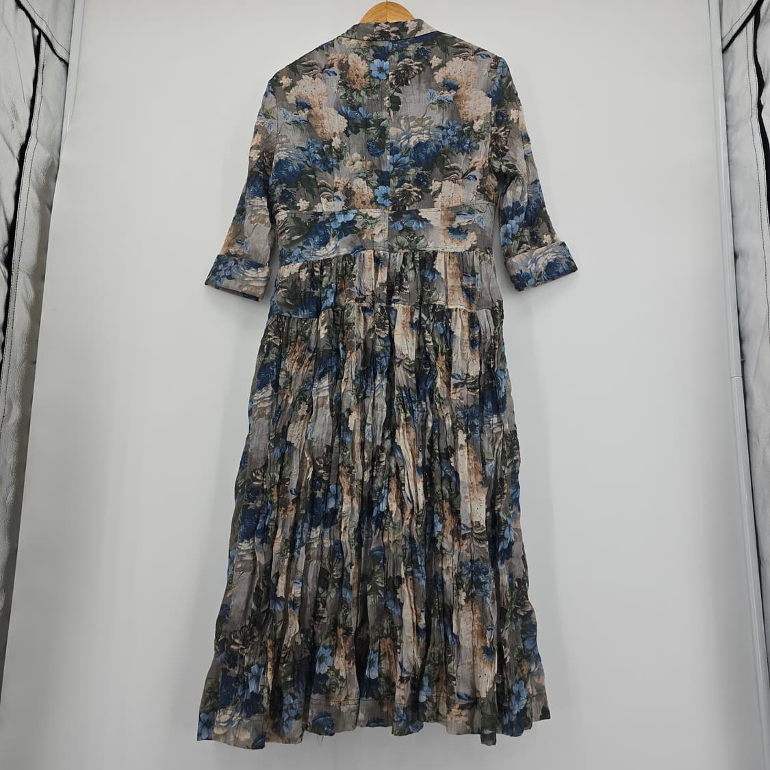 Artwork oriental flora패턴 롱 원피스 새상품 66-77 상품이미지6