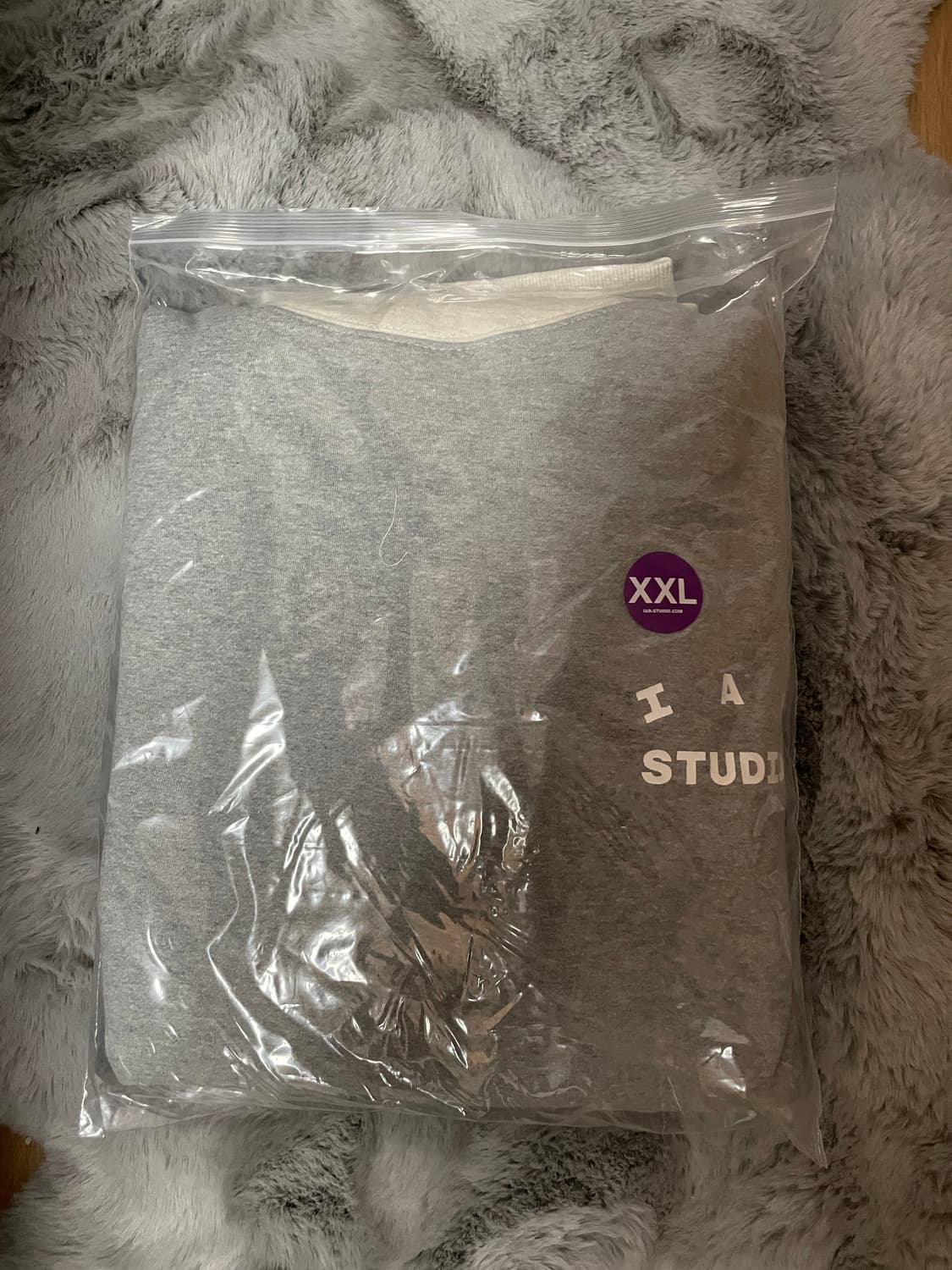 iab 그레이 후드티 xxl 상품이미지2