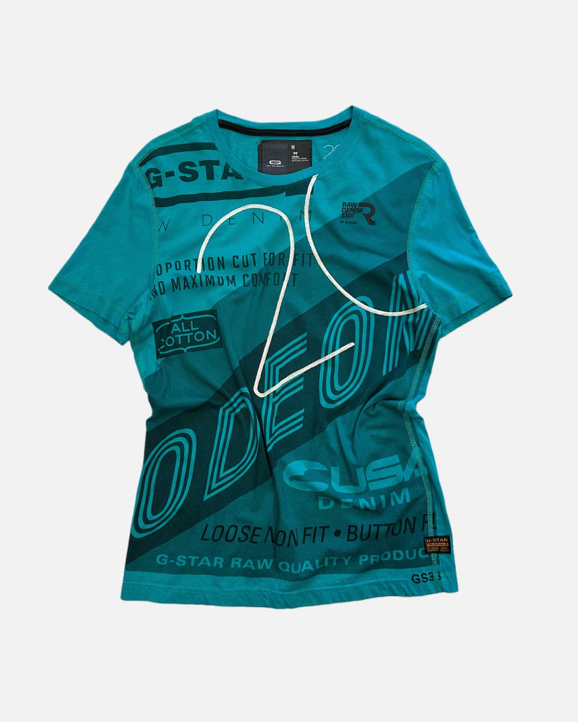 logo printing green t-shirt 상품이미지2