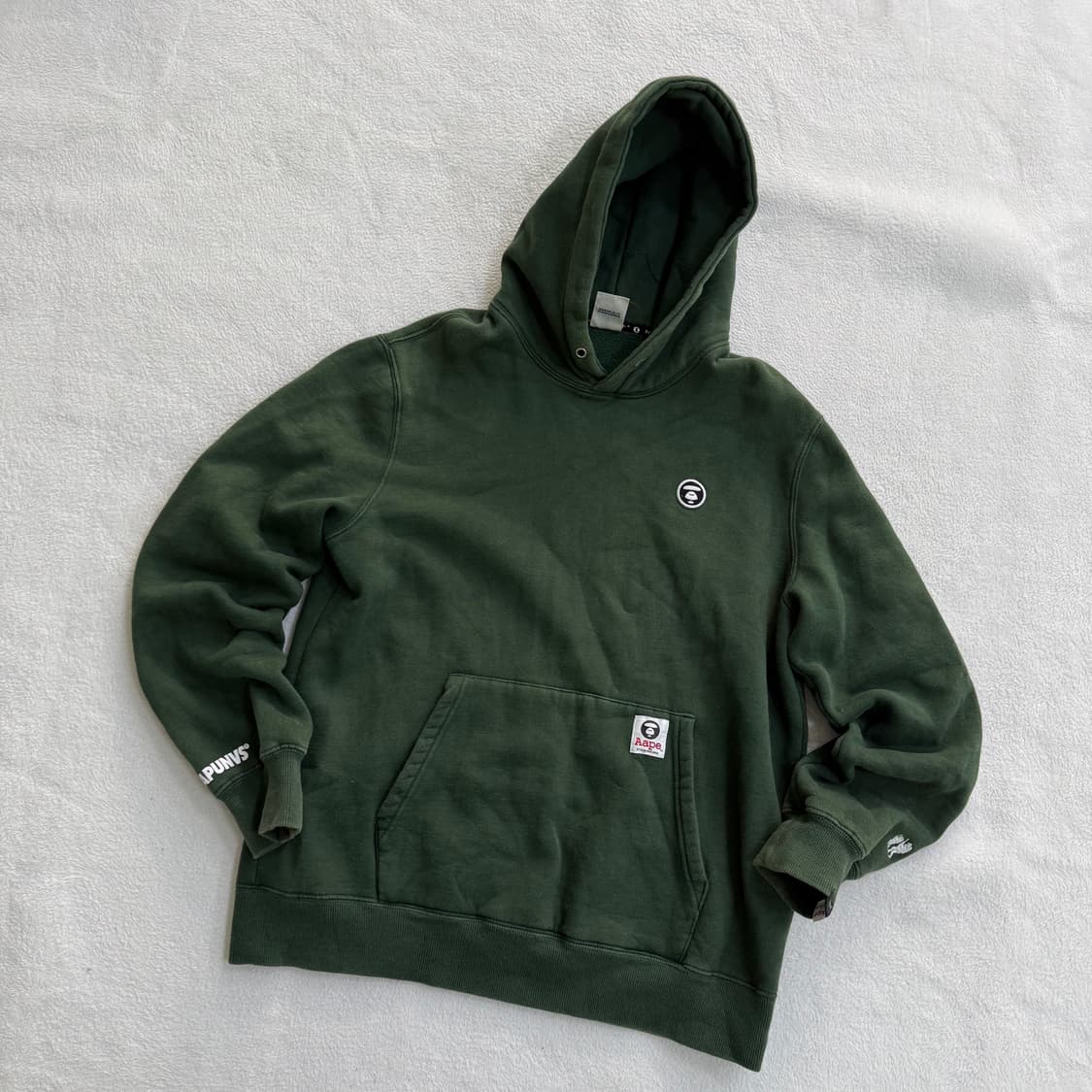 XL AAPE 로고 프린팅 후드티 0512T 상품이미지1