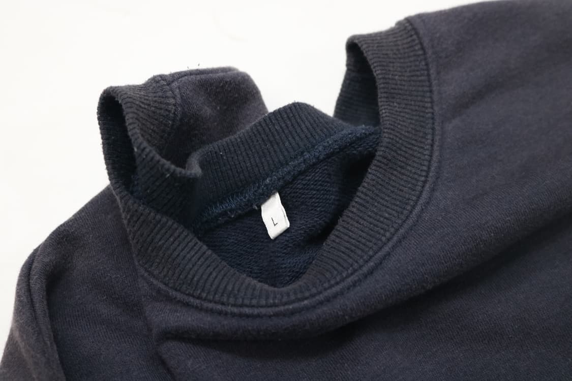 빈티지 차콜 네이비 WEST 아치 로고 헤비웨이트 스웻셔츠 (L) 상품이미지5