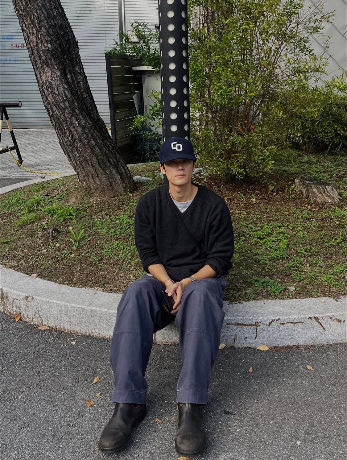 [S] 로우클래식 워시드 코튼 와이드 팬츠 그레이시 퍼플 상품이미지5