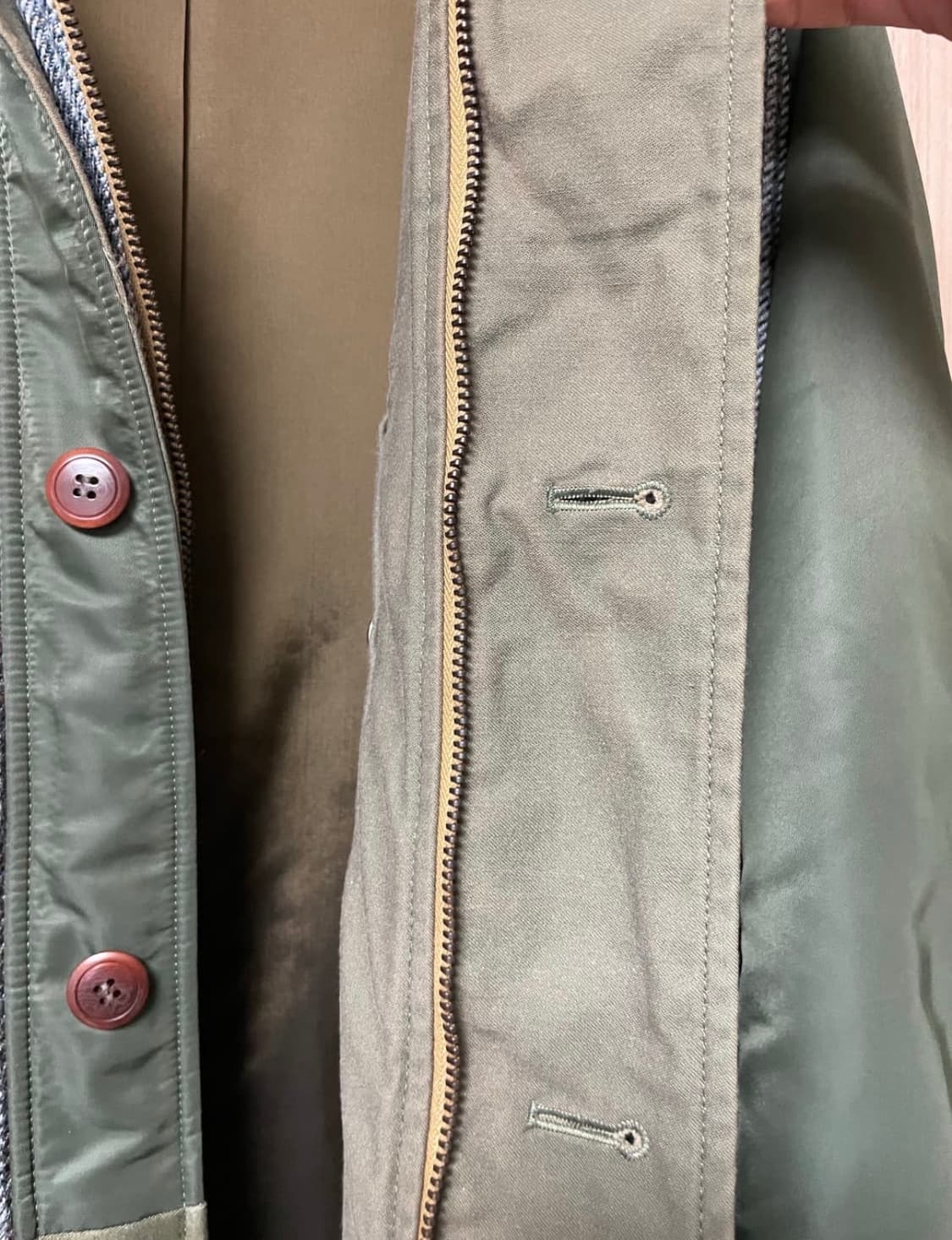 준야 와타나베 맨 꼼데가르송 몰스킨 코트 상품이미지8