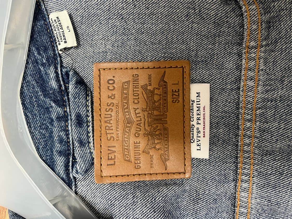 리바이스 청자켓 L 상품이미지3