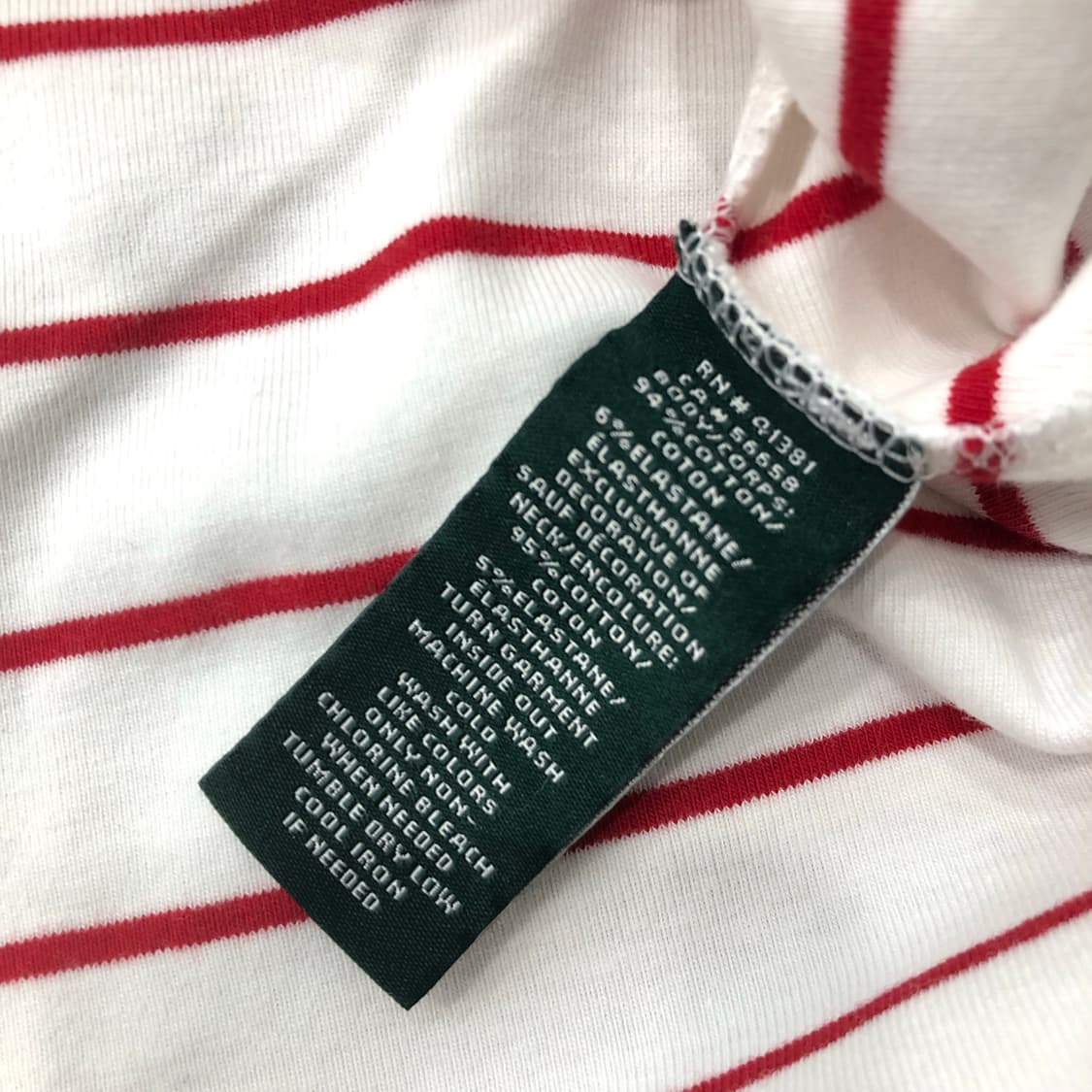 로렌 랄프로렌 여성 스트라이프 반팔 티셔츠 상품이미지5