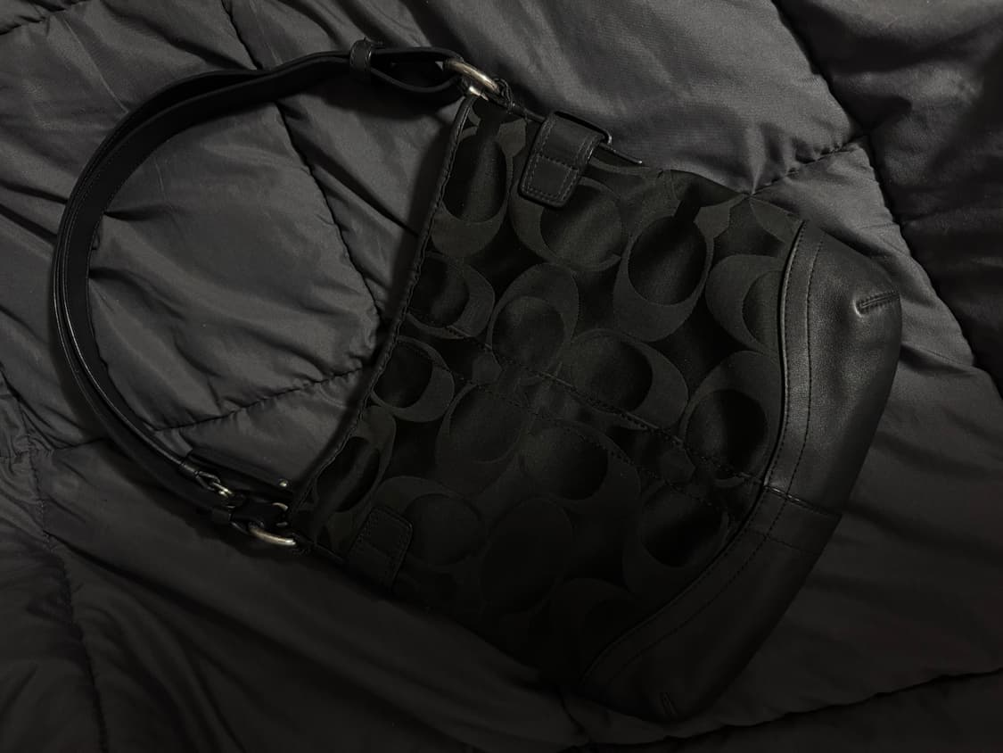 코치 2way백 숄더백 크로스백 바게트백 빈티지 시그니처로고 상품이미지2