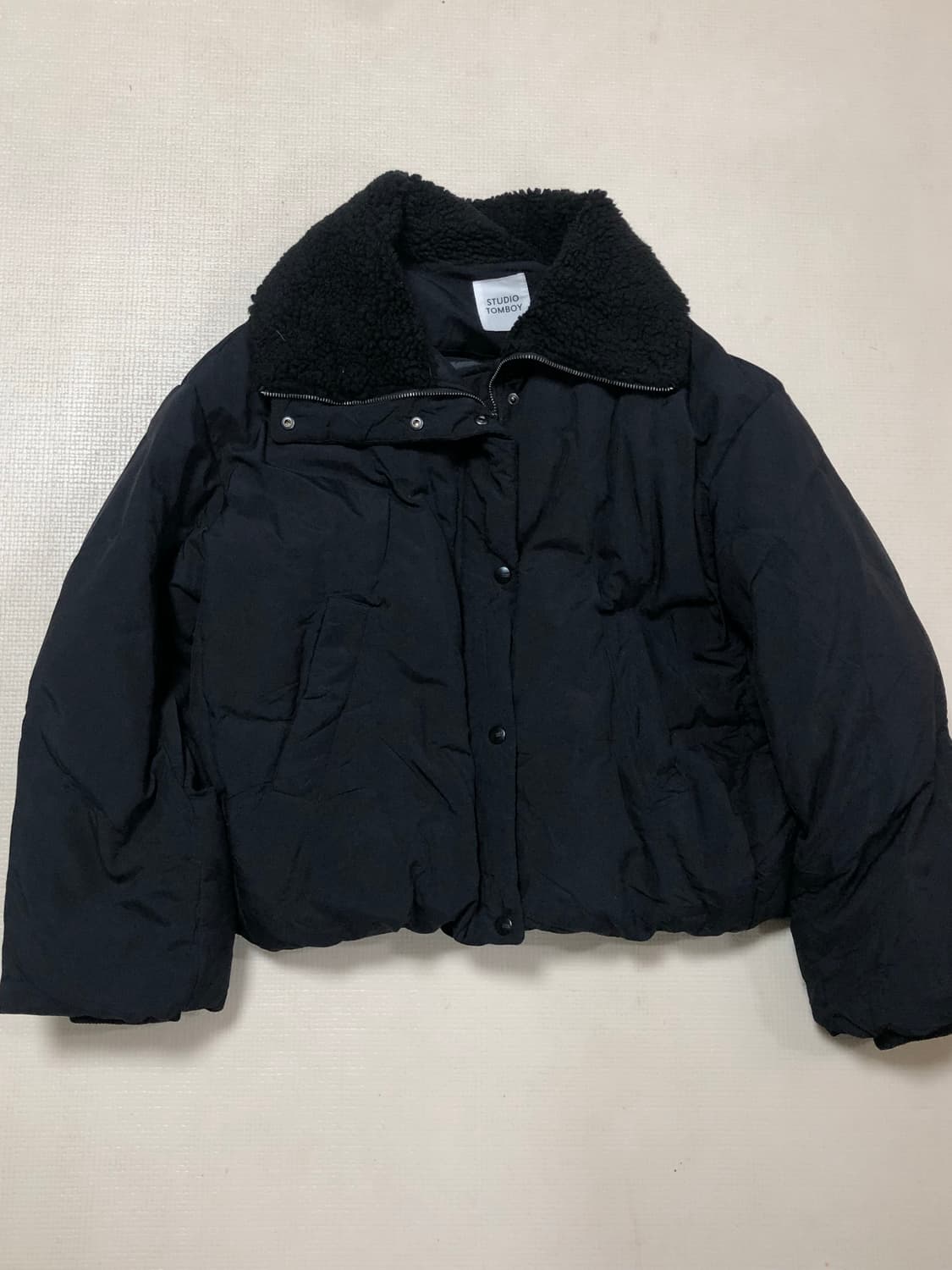 빈티지 톰보이 블랙 점퍼 상품이미지8