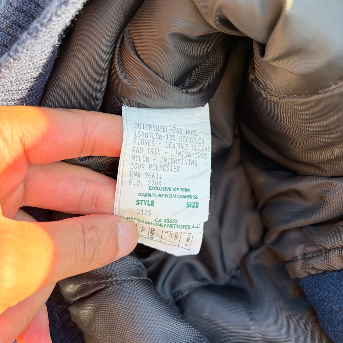 90s CANADA Lakers 빈티지 울 바시티 자켓 L 상품이미지6