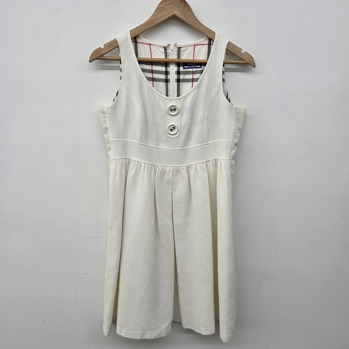 버버리 화이트 민소매 원피스 여s 상품이미지2