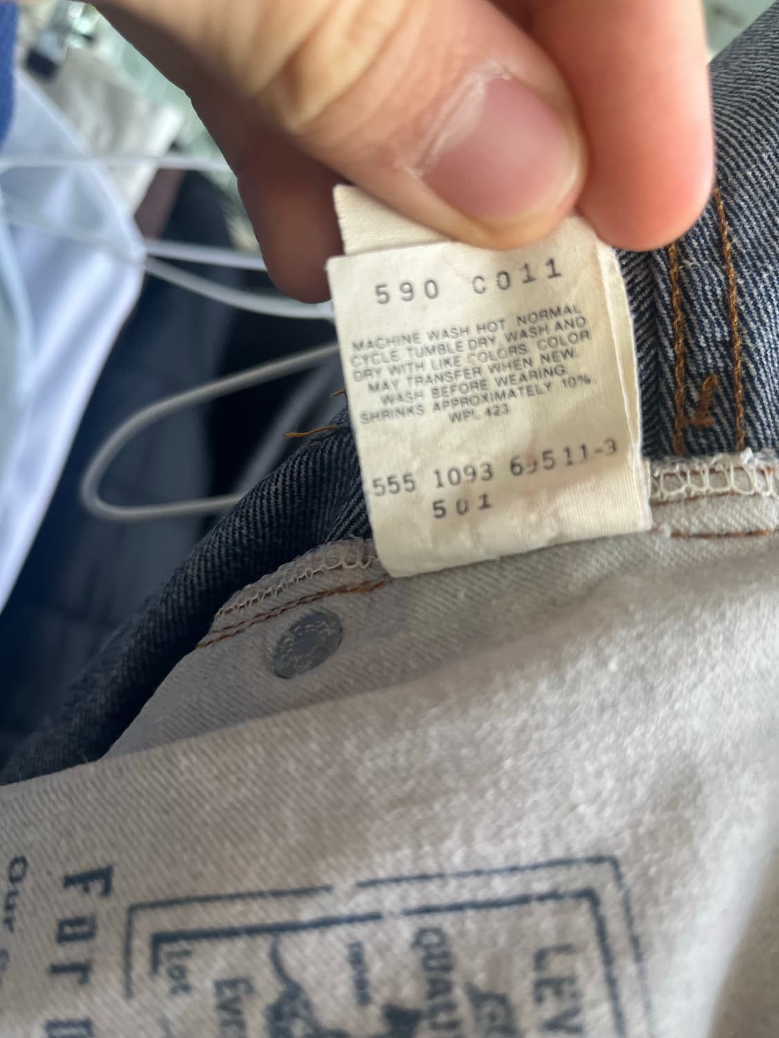 90s lvc 발렌시아 501 셀비지 상품이미지10