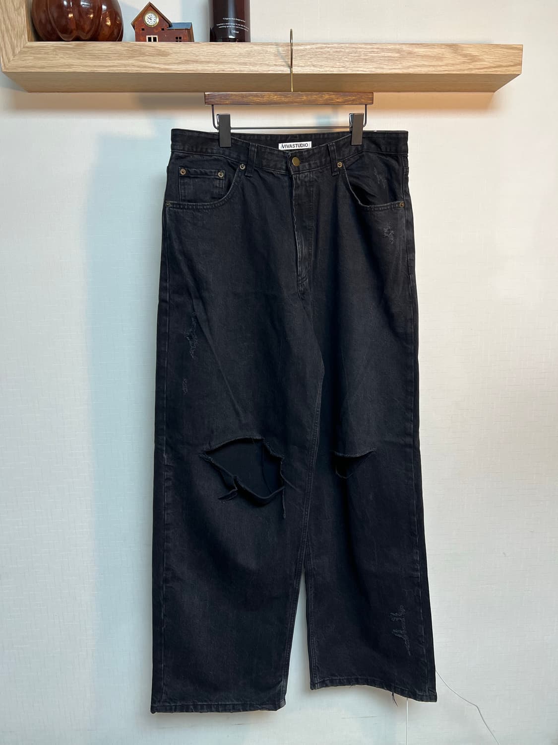 비바스튜디오 오버 와이드 데님 상품이미지1