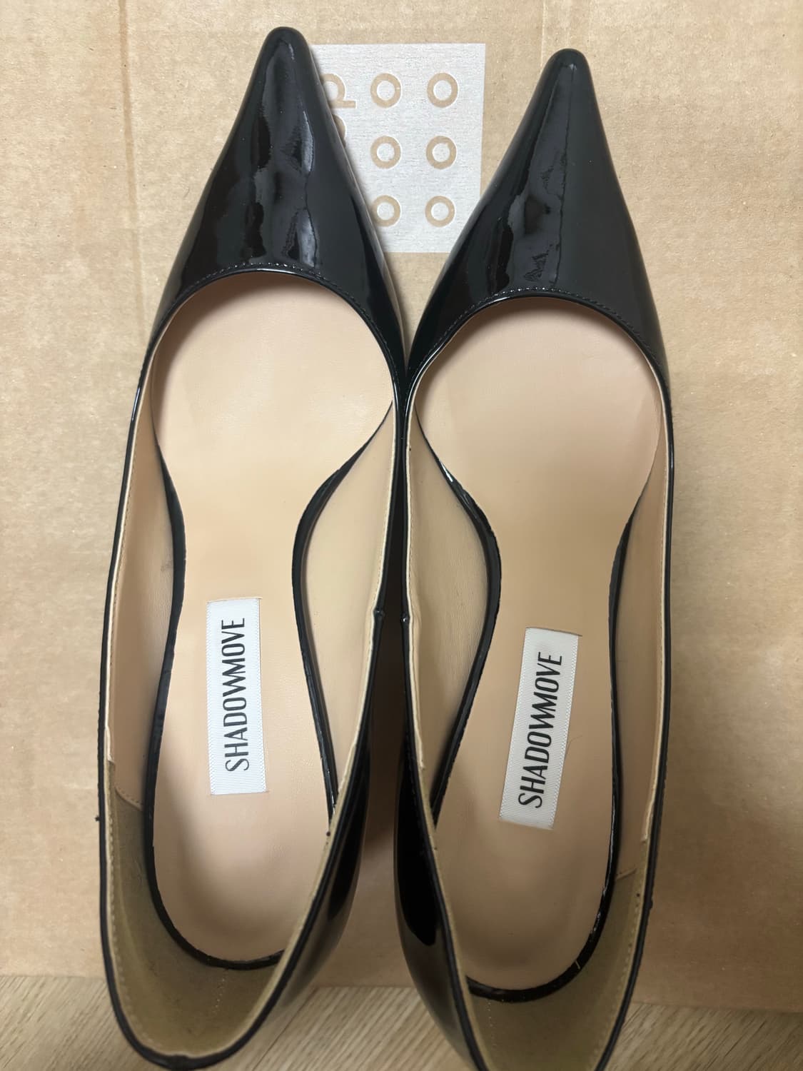 섀도우무브 가죽 페이턴트 수제화 37 (235~240) 굽6cm 상품이미지6