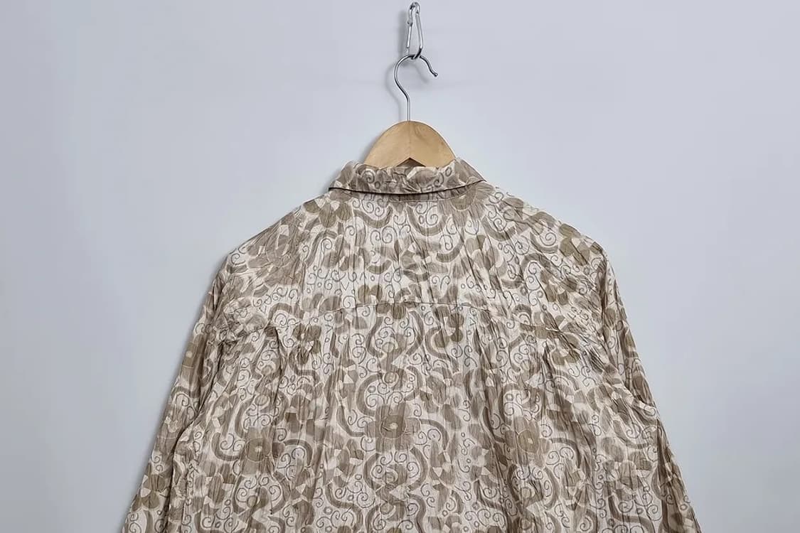 이세이미야케 빈티지 플리츠 패턴 블라우스 상품이미지6