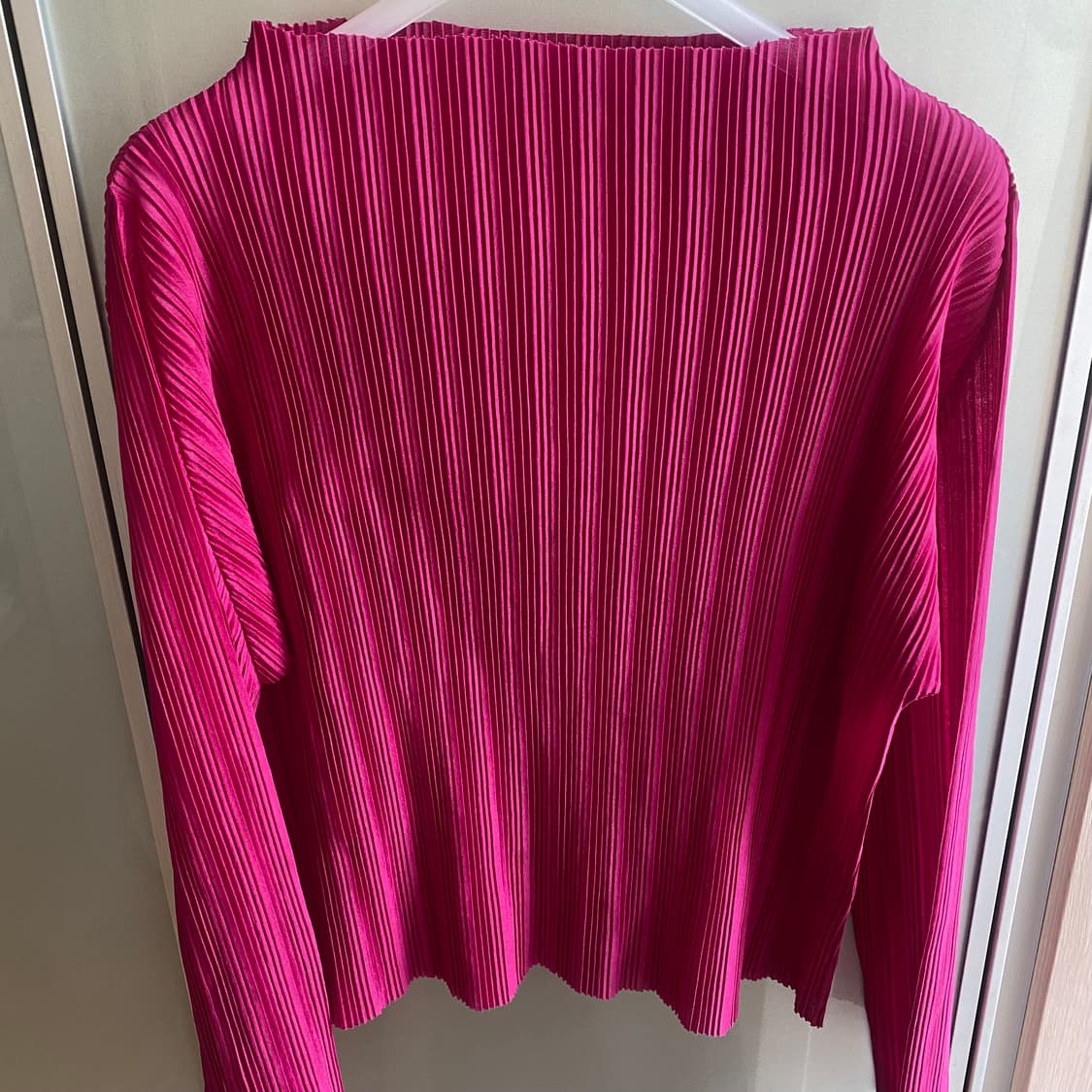 이세이미야케 플리츠플리즈 탑 마젠타 핑크 상품이미지4