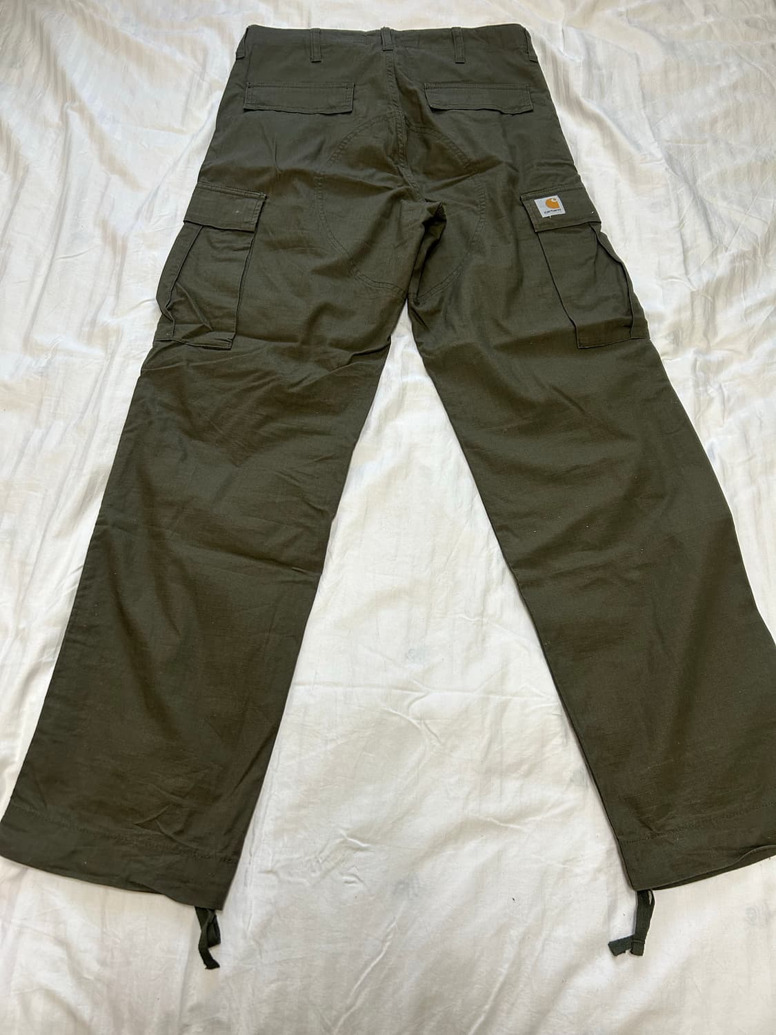 칼하트 WIP 콜룸비아 레귤러 카고 팬츠 사이프러스 카키 상품이미지3
