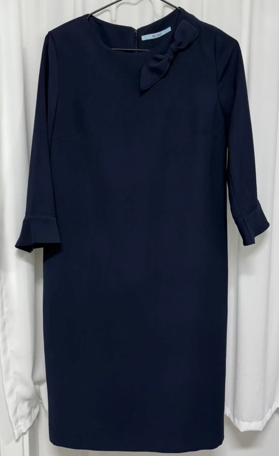BCBG 네이비 리본 원피스 상품이미지3