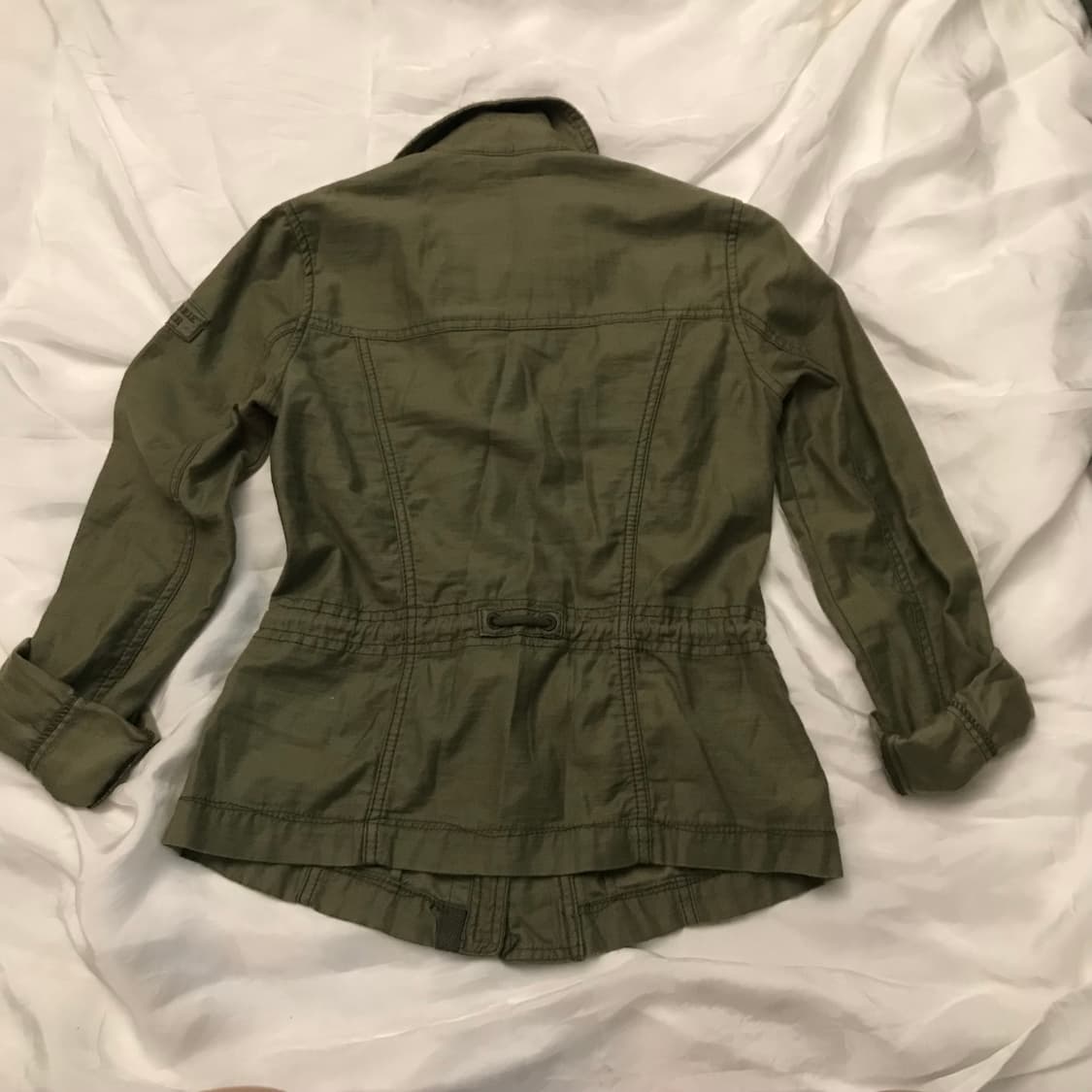 Abercrombie 아베크롬비 딱붙 Y2k 카키 자켓 상품이미지2