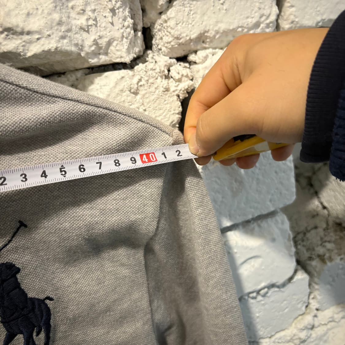 폴로 빅포니 3 빈티지 그레이 카라티셔츠 상품이미지7