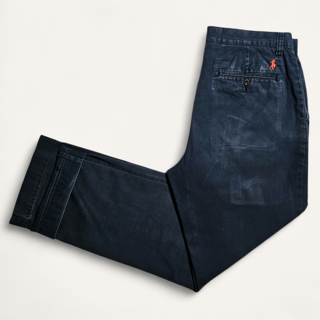 [33X32][폴로 랄프로렌] 00's 프레스턴 클래식 치노팬츠 네이비 상품이미지4