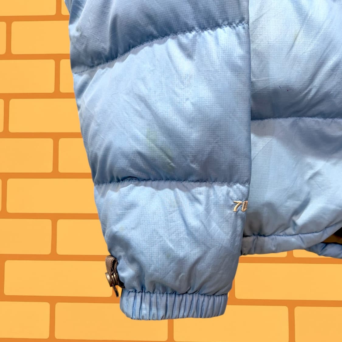 노스페이스 스카이블루 패딩 다운 자켓 (M) 상품이미지5