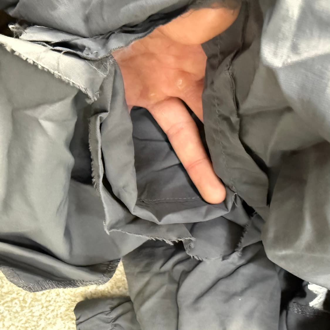 [실측확인] 나이키 로고 아노락(주머니 터짐) 0106T1 상품이미지4