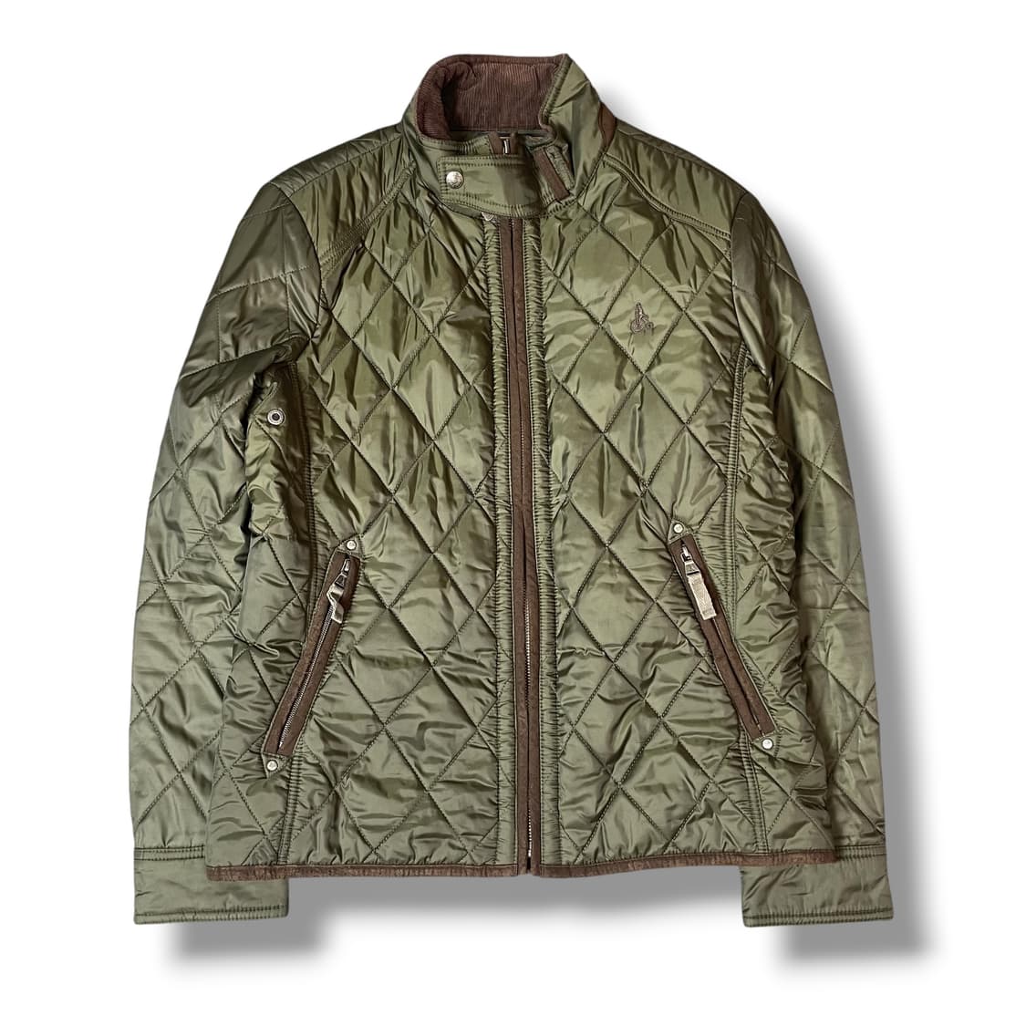 빈폴 카키 다이아몬드 퀄팅 경량 패딩 95 상품이미지1