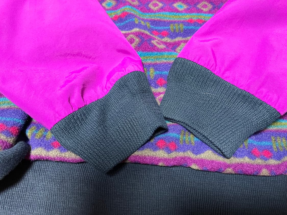 90s 빈티지 엘엘빈 아즈텍 플리스 웜업 재킷 상품이미지3