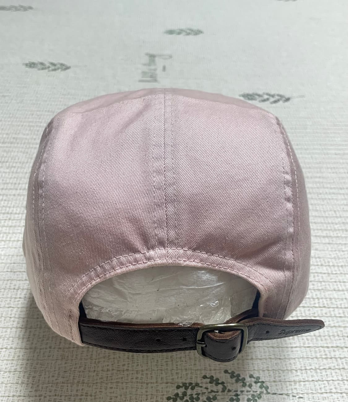 17ss 슈프림 워시드 치노 트윌 캠프캡 핑크 상품이미지2