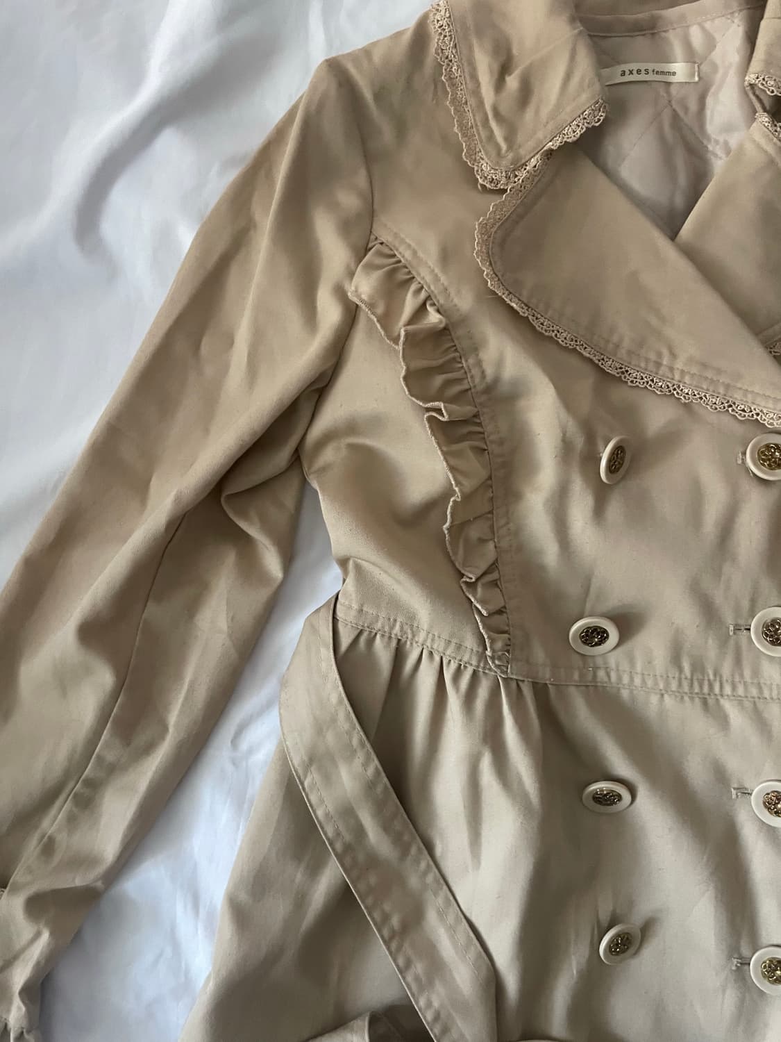 액시스팜 갸루 모리 레이스 코트 상품이미지3