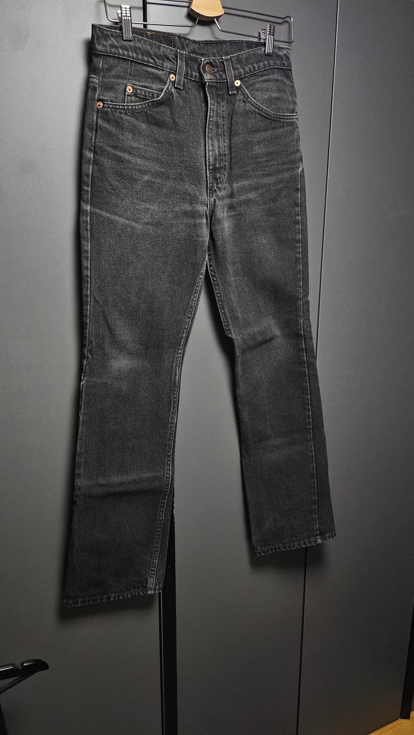 vtg 리바이스 517 오렌지탭 블랙진 상품이미지2