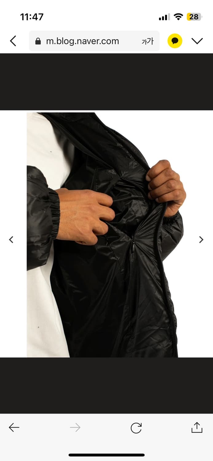 Roa 로아 헤비 다운 자켓 패딩 아스팔트 L사이즈 상품이미지4