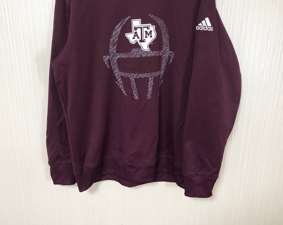 아디다스 텍사스 A&M애기스 풋볼팀 스웨트셔츠/맨투맨 L(해외) 상품이미지3
