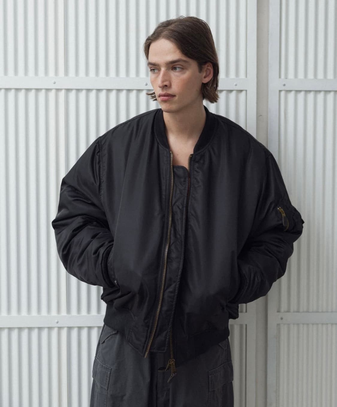 Fostex garments ma-1 블랙 L 상품이미지1