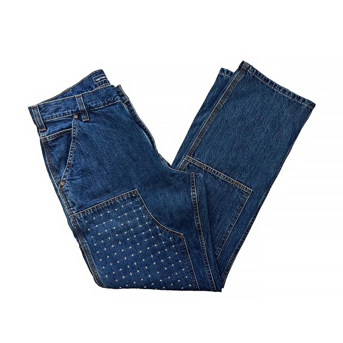 칼하트 더블니 팬츠 Carhartt Sashiko denim 상품이미지10