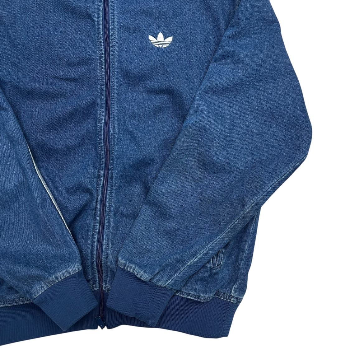 아디다스 아디컬러 데님 파이어버드 트랙탑 자켓 M 상품이미지3