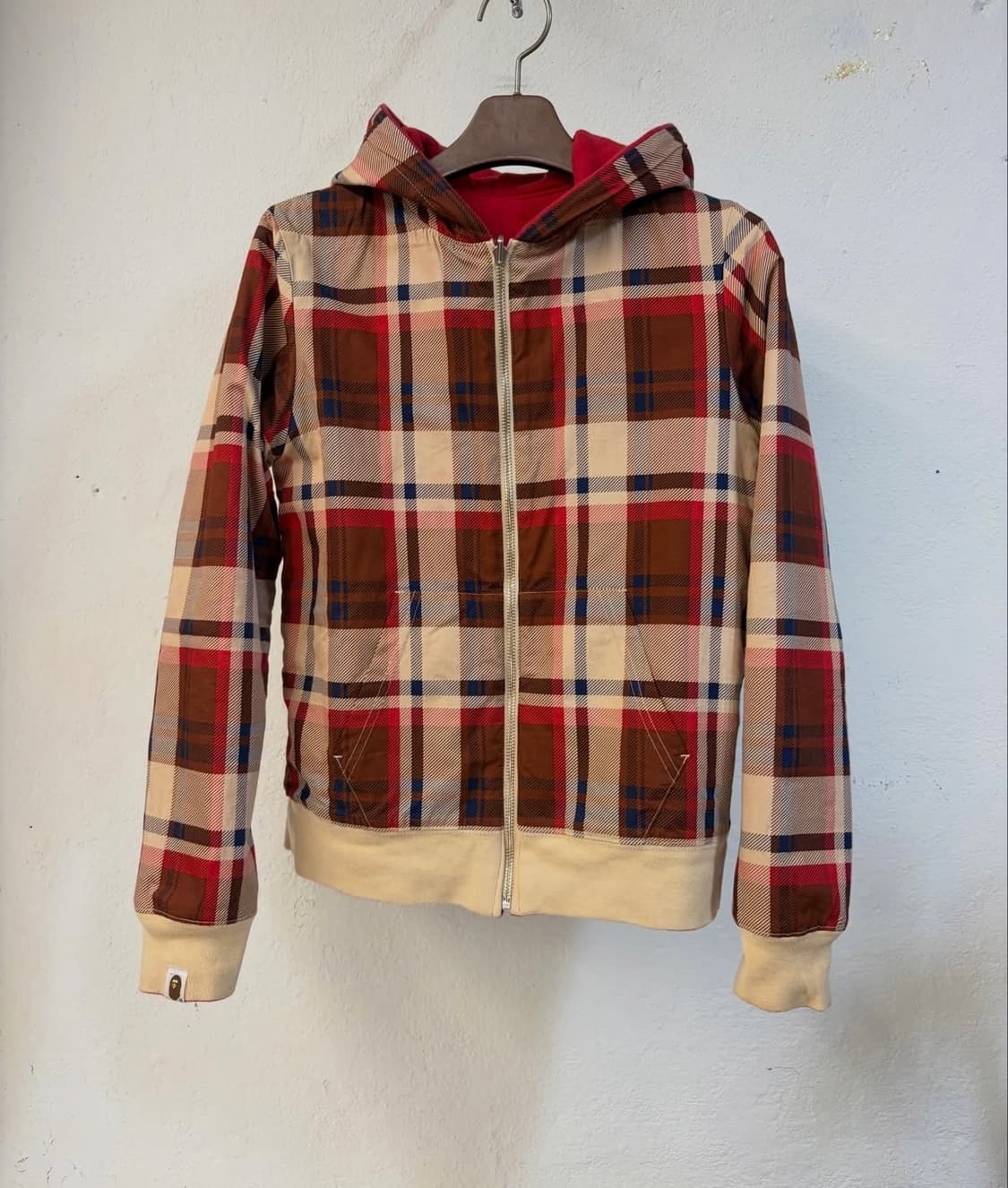 베이프 딱붙핏 양면 리버서블 후드 집업 상품이미지10