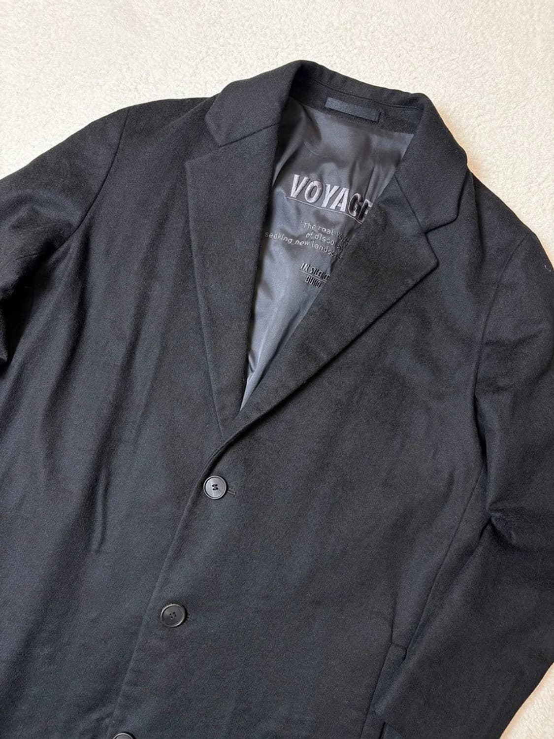 인사일런스 x 분트 17FW 캐시미어 블렌드 더블 코트 PN6571 상품이미지2