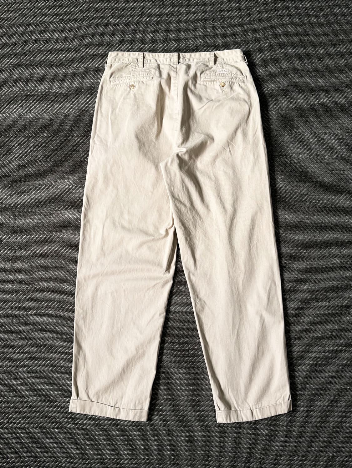 (33) 90s 폴로 랄프로렌 HAMMOND 더블 플리츠 치노팬츠 상품이미지8