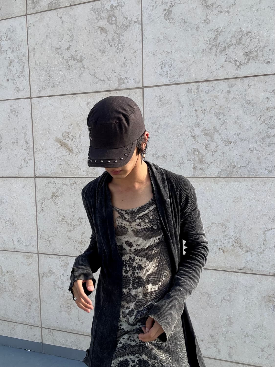 “Vintage”Y2K Studded Cap 상품이미지4